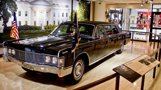 Presidential Limousine. Courtesy of LBJ Presidential Library