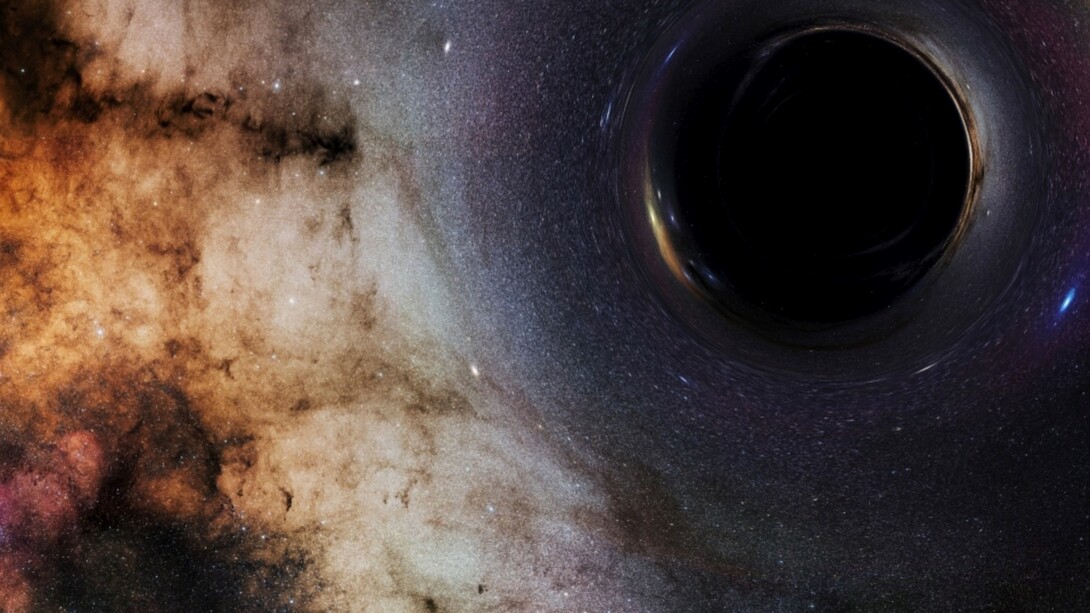 Un agujero negro en medio del universo