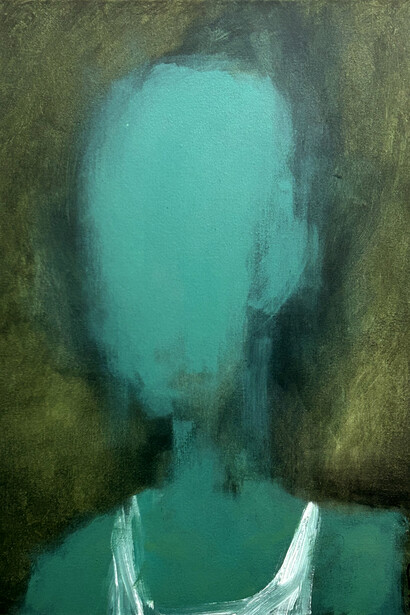 Kristian David, INMnonimus green KD (detalle), 2022. Cortesía de Kristian David 