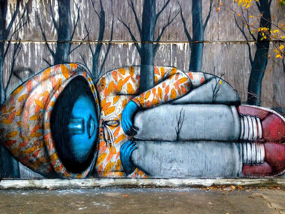 Street Art by Seth for the Museum Of Public Art in Baton Rouge, Louisiana