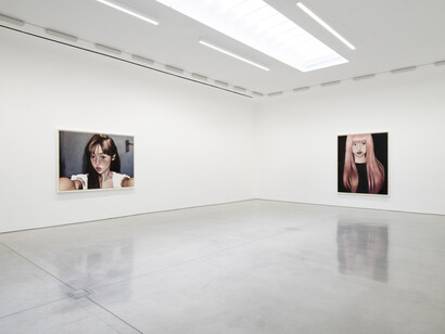 Moka Lee, Persona works, exhibition view. Courtesy of David Kordansky Gallery