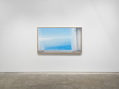 Alice Dalton Brown, The contemplative view, exhibition view. Courtesy of Harper’s Gallery