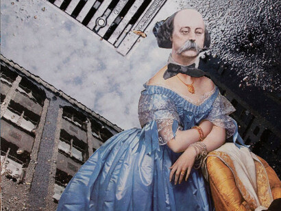 Emma Bovary, collage di Chiara Corio