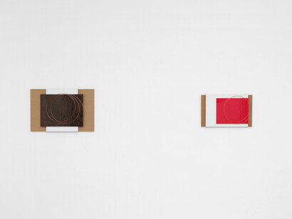 Dorothea Rockburne, exhibition view. Courtesy of Ceysson and Bénétière Gallery