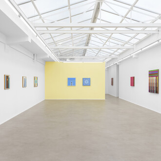 Léon Wuidar and Brooklin A. Soumahoro, Des géométries variables, exhibition view. Courtesy of Rodolphe Janssen Gallery