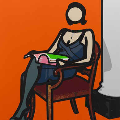 At Home with Maria, © Julian Opie