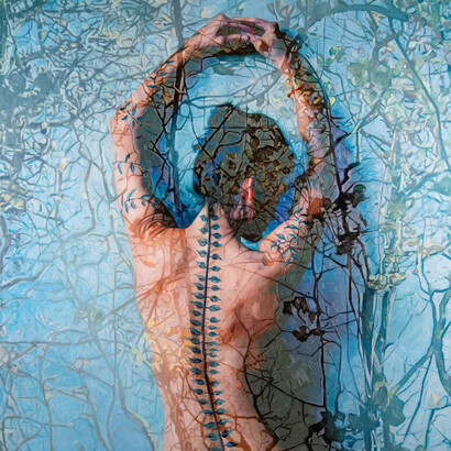 Daphne, 2018, oil on linen, 48 x 48 inches