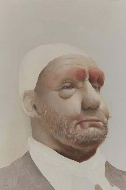 Sarah Ball, Skin Painting Quadriptych, Oil