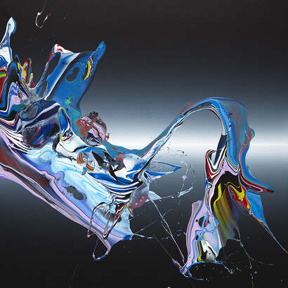 Katrin Fridriks. A Certain Blue Enters Your Soul. Courtesy of JD Malat Gallery