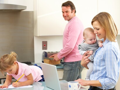 Una familia de clase media