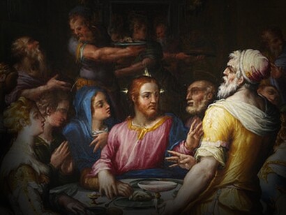'Las bodas de Caná', pintura renacentista de Giorgio Vasari