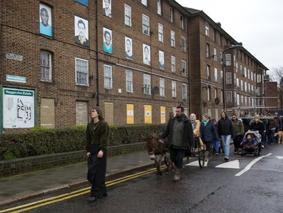 Andrea Luka Zimmerman, Estate, a Reverie (2015) Production still. Courtesy photographer Briony Campbell and Fugitive Images