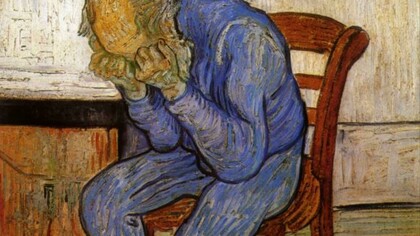 «Anciano afligido» (1890), Vincent van Gogh