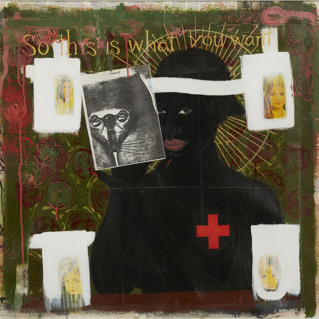 Kerry James Marshall, So This Is What You Want? (¿Así que esto es lo que quieres?), 1992
