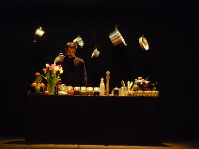 Don Pasta, esibizione