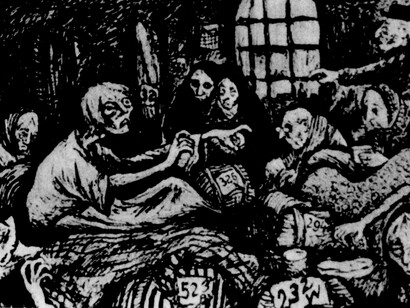 Dibujo de Bedřich Fritta