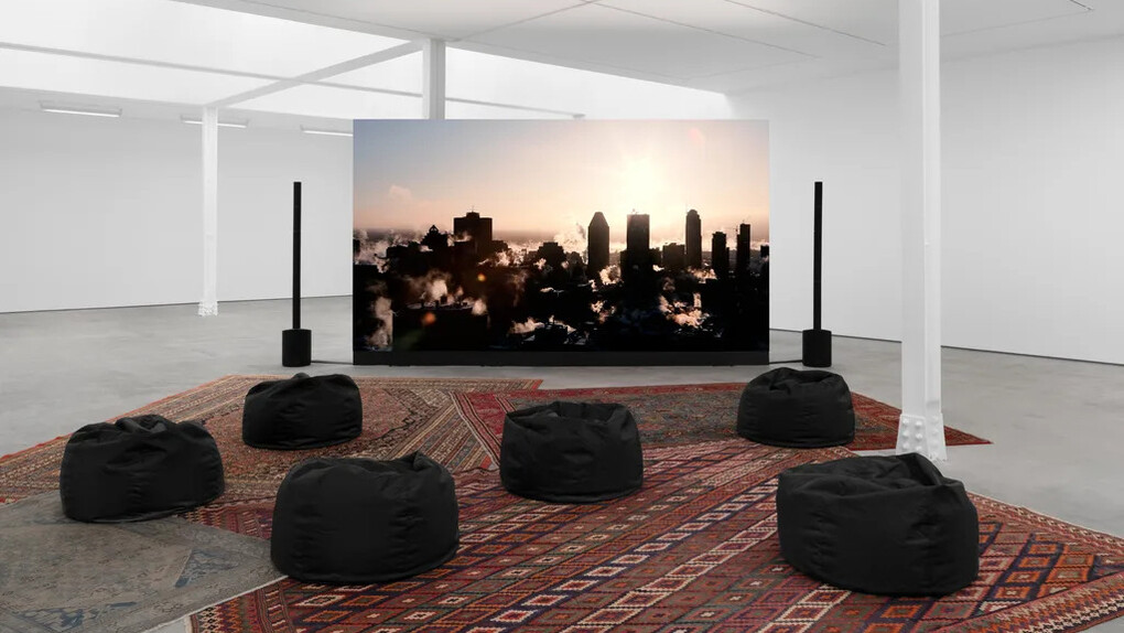 Seth Price, Redistribution 2026–2007, exhibition view. Courtesy of Sadie Coles HQ