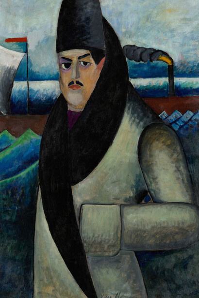 Ilya Mashkov, Self-portrait, 1911. Courtesy of New Tretyakov Gallery