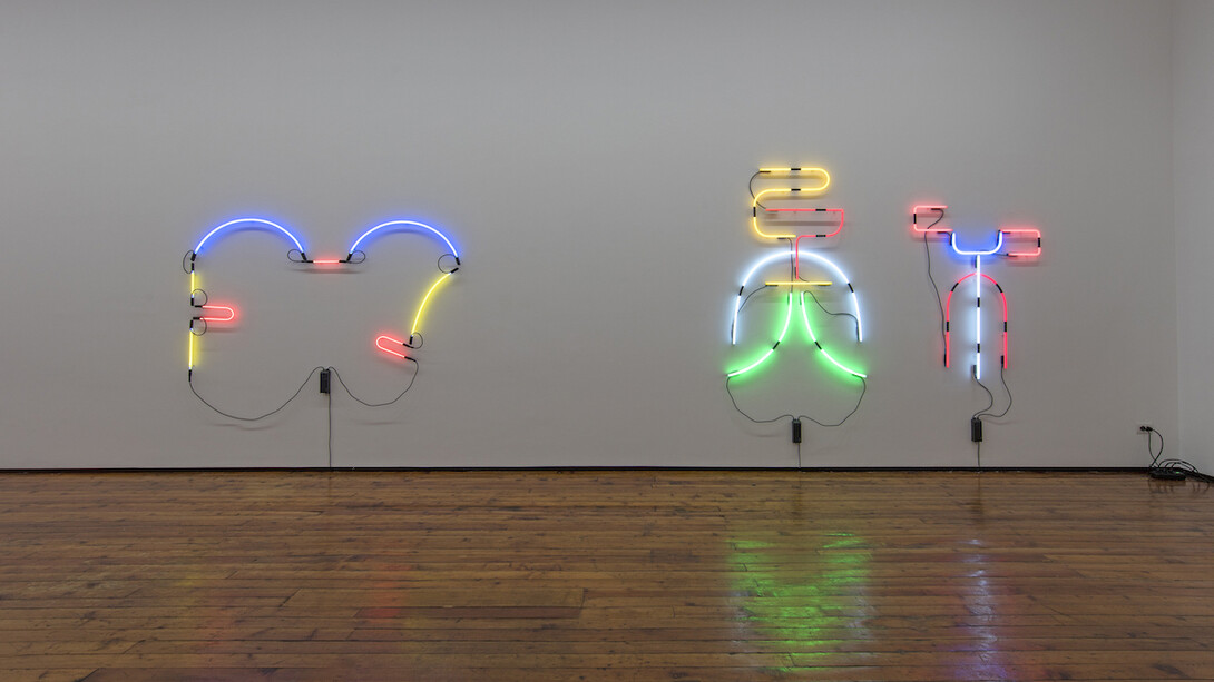 Keith Sonnier. Courtesy of Galleria Fumagalli