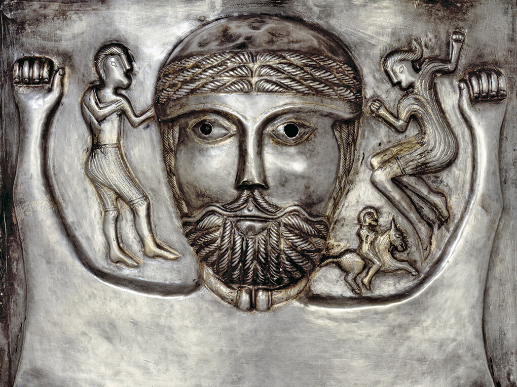 Gundestrup Cauldron (detail), Silver, Gundestrup, northern Denmark, 100 BC–AD 1 © The National Museum of Denmark
