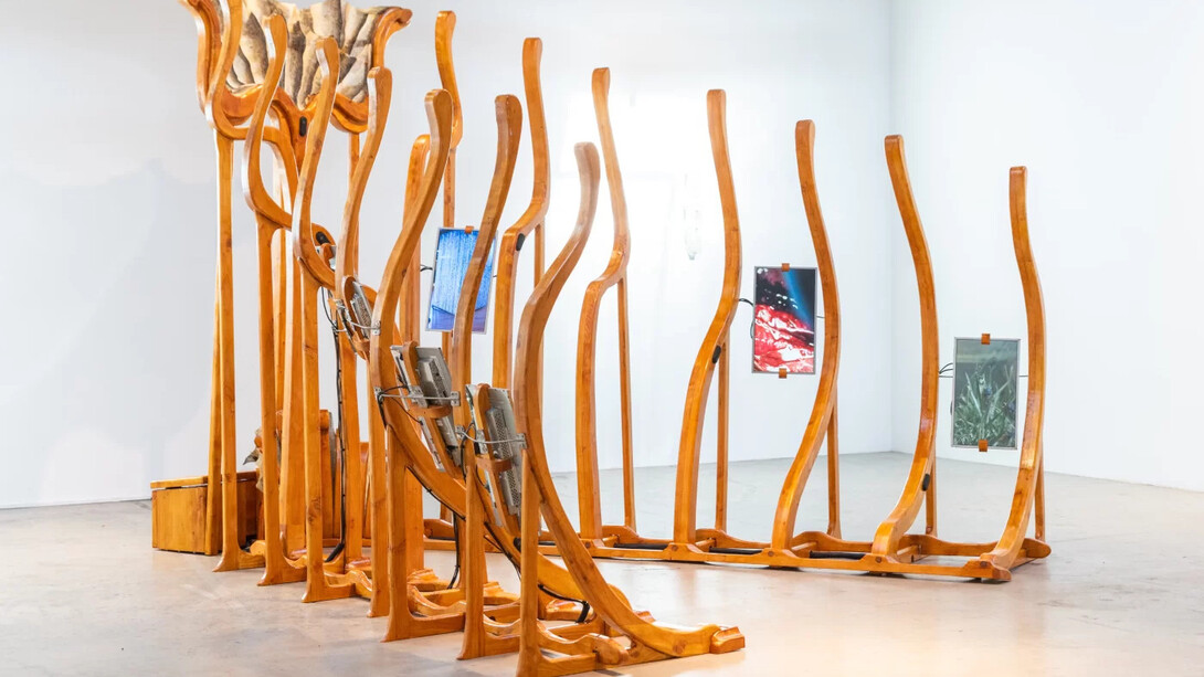 Sasha Fishman, I want to be wet (detail), 2024. Courtesy of Parrish Art Museum