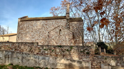 Fotografía Oscar Farrerons. Iglesia de Santa Maria de Gallecs, Barcelona, España