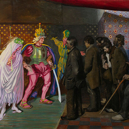 J.F. Willumsen: The Wedding of the King’s Son, 1888-1949 (detail). Property of J.F. Willumsen's Museum