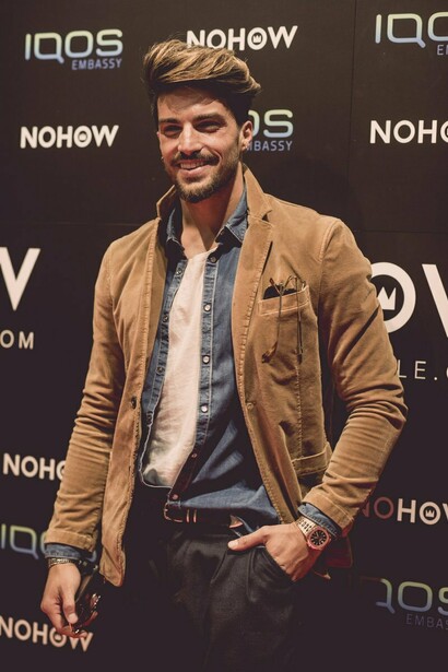 On the red carpet for the launch of the Concept Store