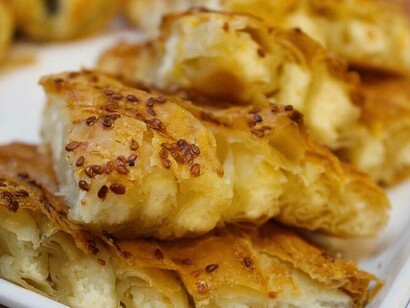 A cheese pastry from Simit Sarayi, Amsterdam