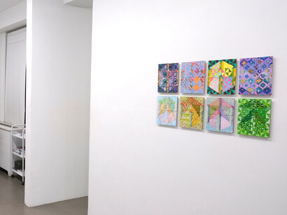 Tom Burtonwood, Difference and repetition, exhibition view. Courtesy of Bert Green Fine Art