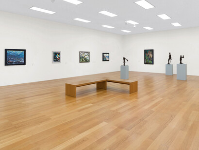 In touch. Encounters in the collection, exhibition view. Courtesy of Kunstmuseum Liechtenstein with Hilti Art Foundation