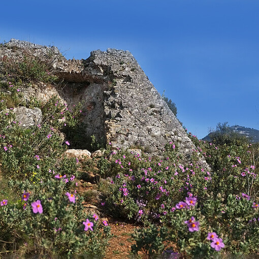 La piramide di Falicon (Nizza, Francia), scoperta da Domenico Rossetti nel 1803, è nota anche come “la piccola Cheope”