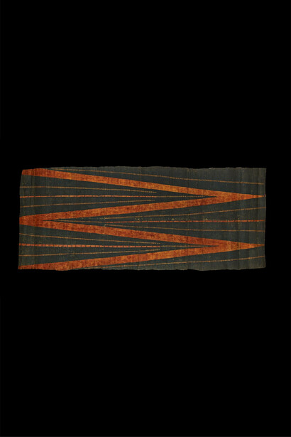 Barkcloth, kua’ula, Hawaiian Islands, Eastern Polynesia, late 18th Century © The Trustees of the British Museum