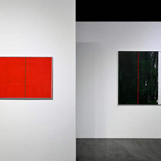 Ruba Salameh, Refined compositions, exhibition view. Courtesy of Zawyeh Gallery