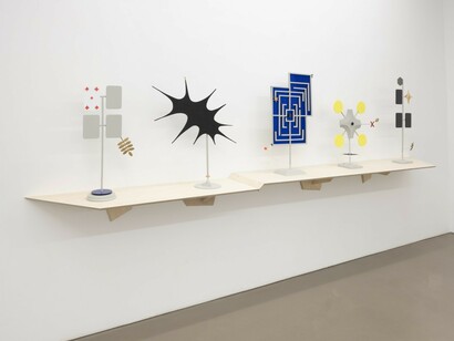 Björn Dahlem, Great cosmic wall, exhibition view. Courtesy of Galerie Guido W. Baudach