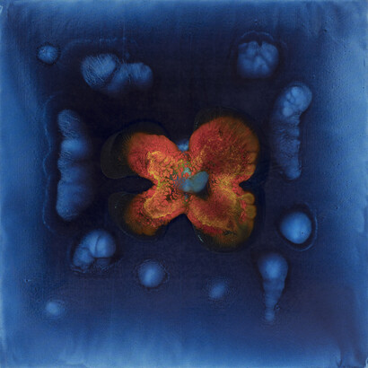 GeorgII Uvs, Genesis #7 [Light Exposure], 2017, 150x150cm. Courtesy the artist