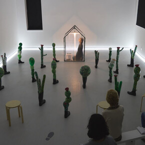 Performed at KinoSaito Art Center, 2024. Courtesy of NowHere Gallery. Photo by Chika Kobari