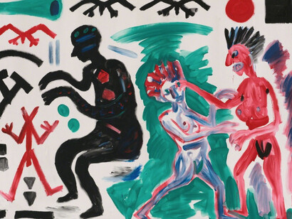 A.R. Penck. Courtesy of Michael Werner Gallery