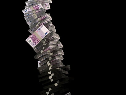 Billetes morados 