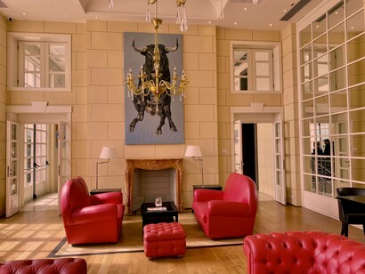 Salone dell'Hotel Bristol, Portofino, Italia
