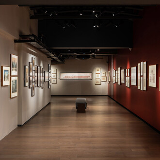 The mute eloquence of the Taj Mahal, exhibition view. Courtesy of DAG