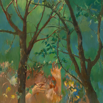 Gerald Wartofsky, Karin's garden IV (detail), 1998. Courtesy of James Fuentes 