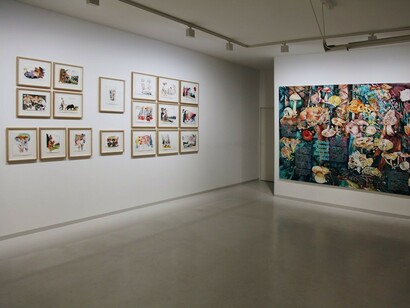 Nikita Shalenny, The Most Delicious American Mushrooms, Exhibition view. Courtesy of Sabsay