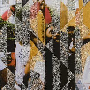 Paul Anthony Smith, "Nut Crackers," 2018, Unique picotage with spray paint and marker on inkjet print, 39.75 x 59.69 inches. Courtesy of the artist and Luis De Jesus Los Angeles.