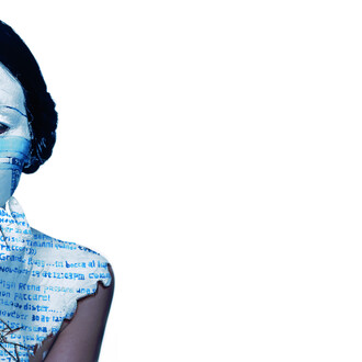 Rosfer & Shaokun, Face-Off I 2010, Stampa da fotocolor inciso e dipinto, esemplari 3.