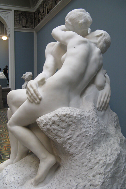 The Kiss at the Rodin Museum   