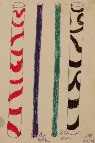 Lina Bo Bardi Drawing. Courtesy of Fundació Joan Miró