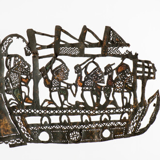 Figure de theatre d'ombre. Avec l'aimable autorisation du Musée du Louvre