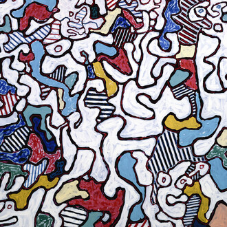 Jean Dubuffet. Courtesy of Palazzo Magnani
