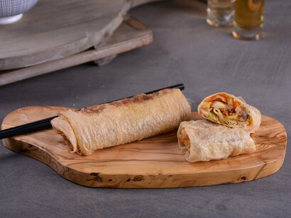 Hung Fai. Rollitos de verdura y láminas de soja